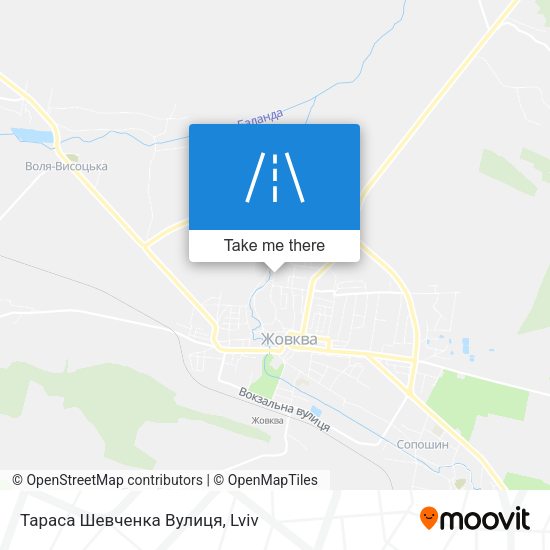 Тараса Шевченка Вулиця map