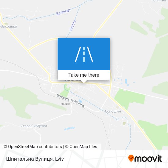 Шпитальна Вулиця map