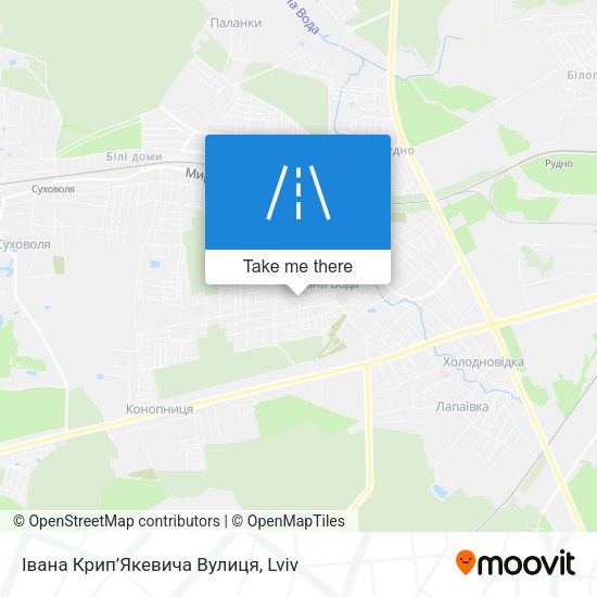 Івана Крип’Якевича Вулиця map