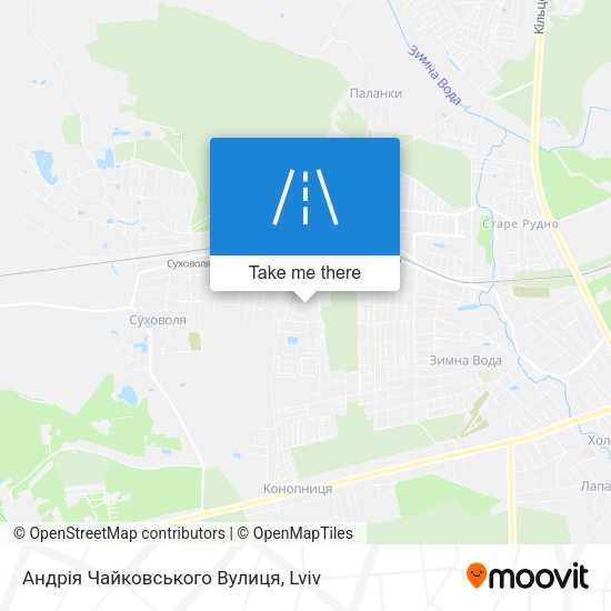 Андрія Чайковського Вулиця map
