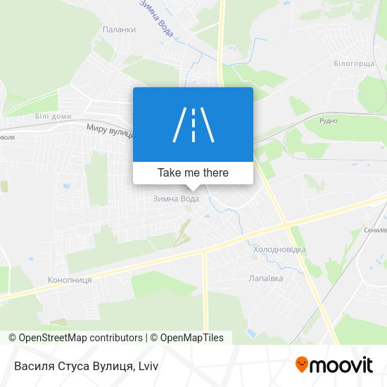 Василя Стуса Вулиця map