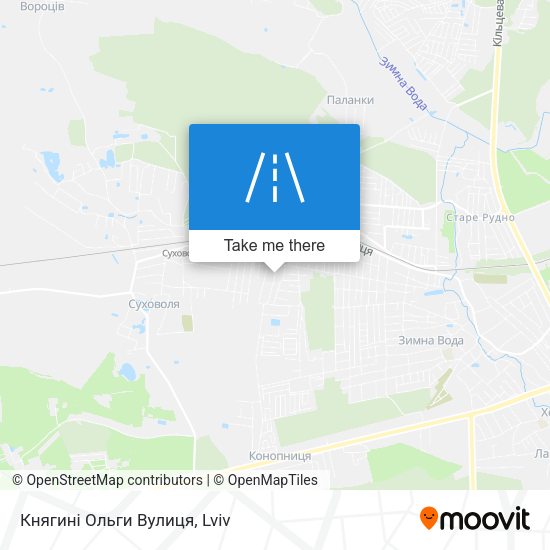 Княгині Ольги Вулиця map