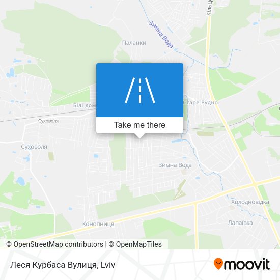 Леся Курбаса Вулиця map