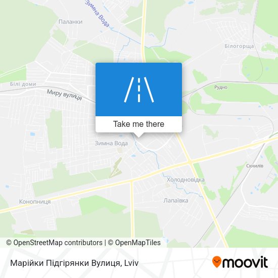 Марійки Підгірянки Вулиця map