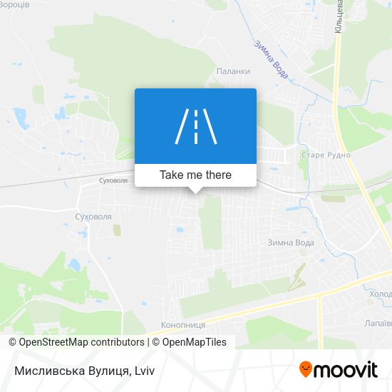 Мисливська Вулиця map