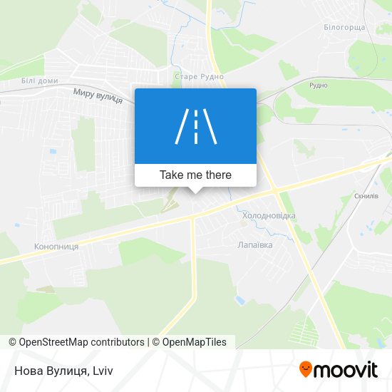 Нова Вулиця map