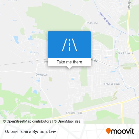 Олени Теліги Вулиця map