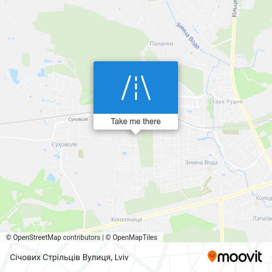 Січових Стрільців Вулиця map