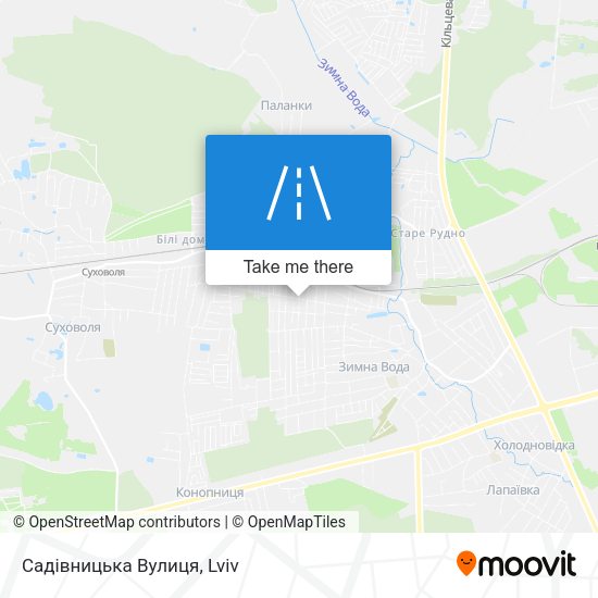 Садівницька Вулиця map