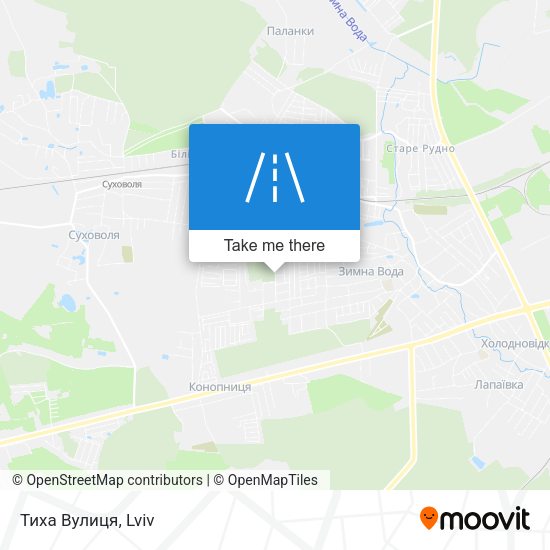 Тиха Вулиця map