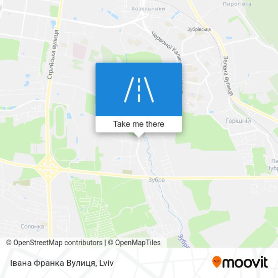 Івана Франка Вулиця map