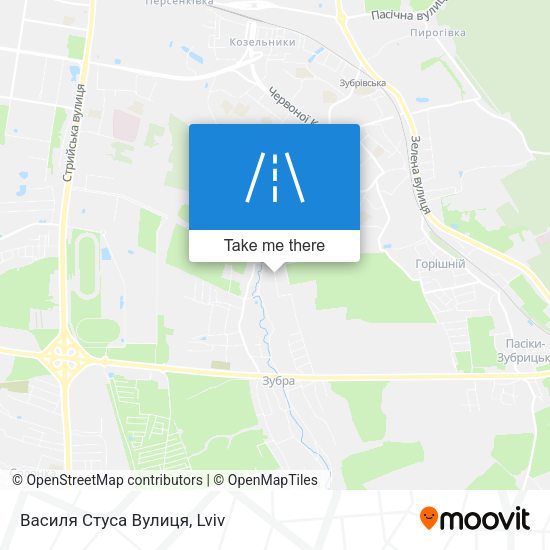 Василя Стуса Вулиця map