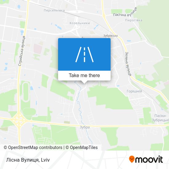Лісна Вулиця map