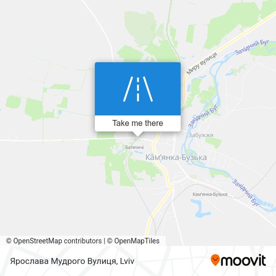 Ярослава Мудрого Вулиця map