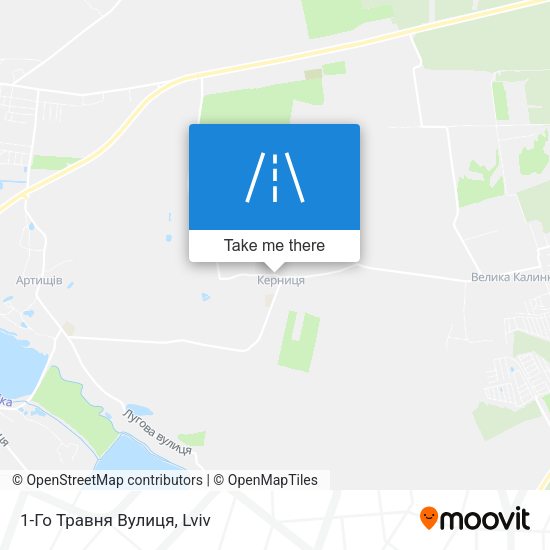 1-Го Травня Вулиця map
