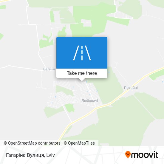 Гагаріна Вулиця map