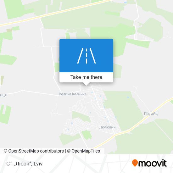 Ст „Лісок“ map