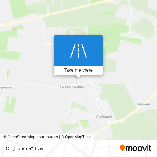 Карта Ст „Поляна“