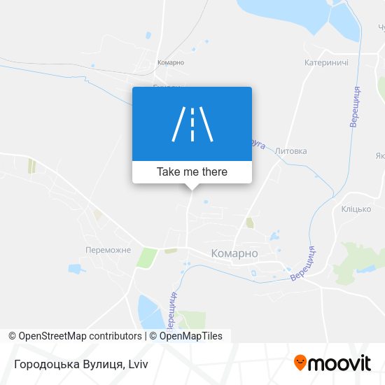 Городоцька Вулиця map