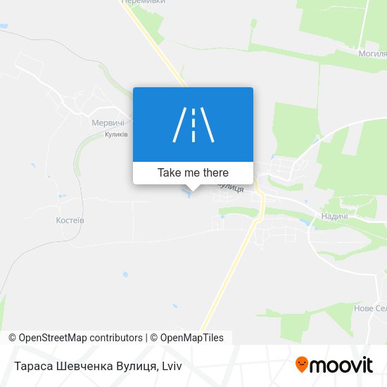 Тараса Шевченка Вулиця map