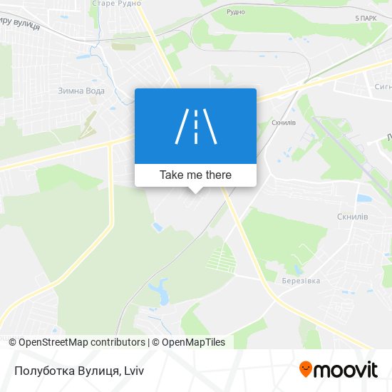 Карта Полуботка Вулиця