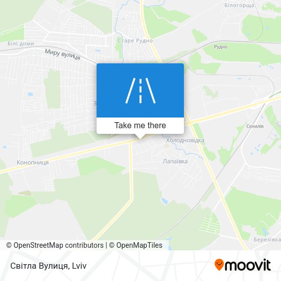 Світла Вулиця map
