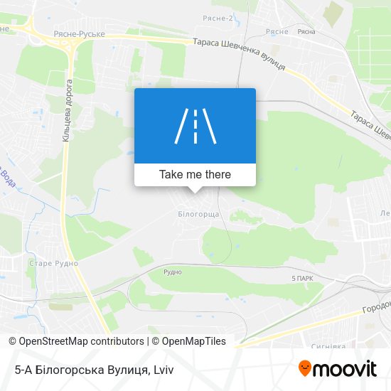 5-А Білогорська Вулиця map