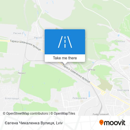 Євгена Чикаленка Вулиця map