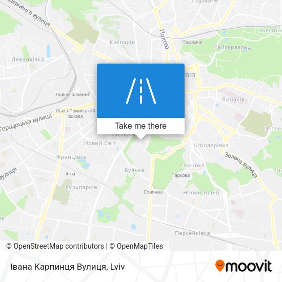 Івана Карпинця Вулиця map