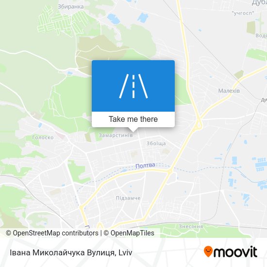 Івана Миколайчука Вулиця map