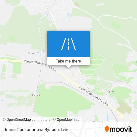 Івана Прокоповича Вулиця map