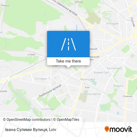 Івана Сулими Вулиця map