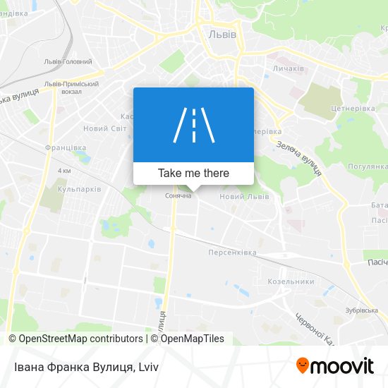 Івана Франка Вулиця map