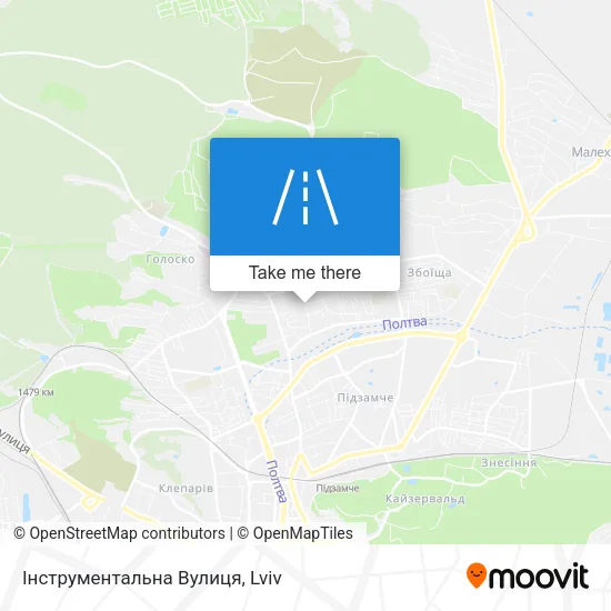 Карта Інструментальна Вулиця