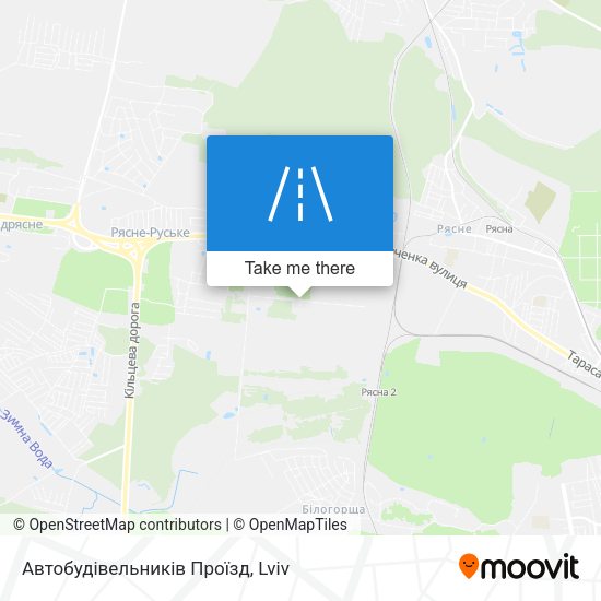 Автобудівельників Проїзд map