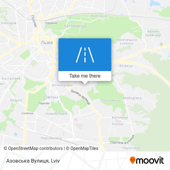 Азовська Вулиця map