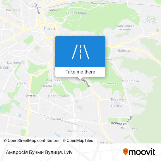 Амвросія Бучми Вулиця map