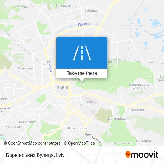 Барвінських Вулиця map