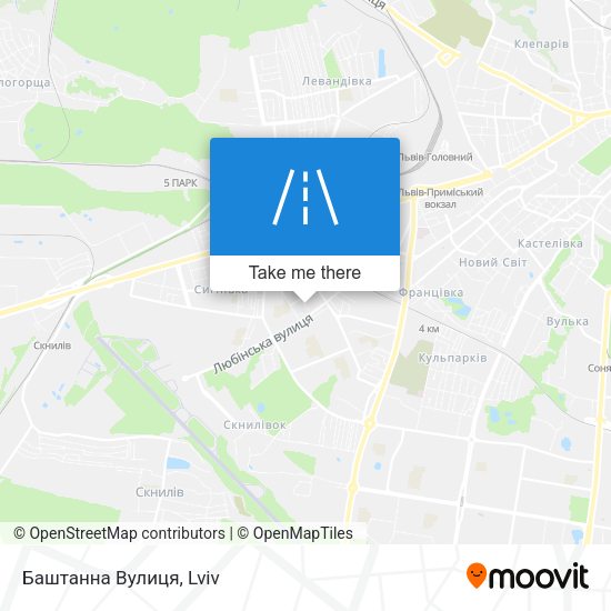 Баштанна Вулиця map