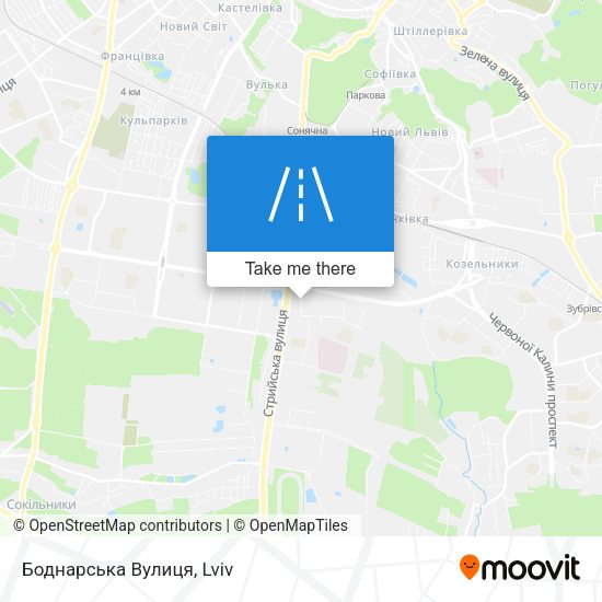 Боднарська Вулиця map