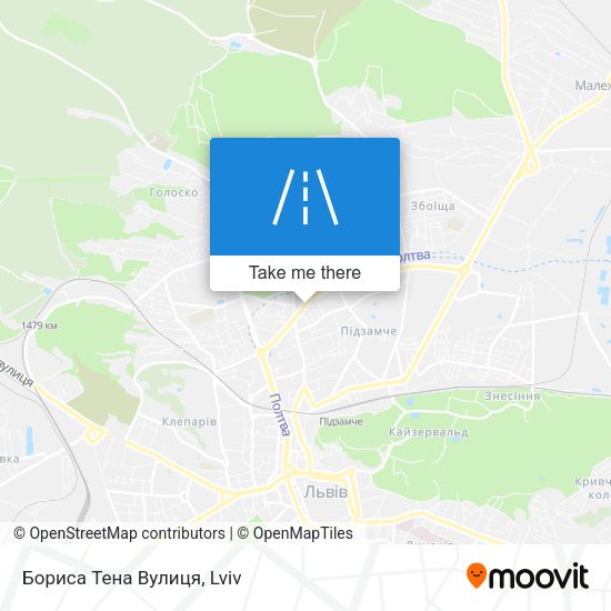 Бориса Тена Вулиця map