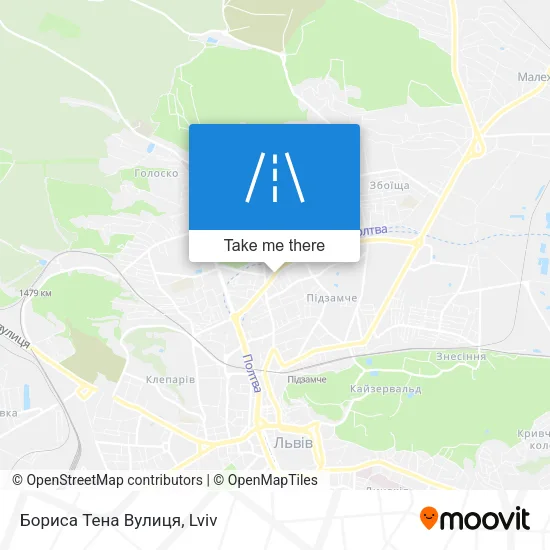 Карта Бориса Тена Вулиця