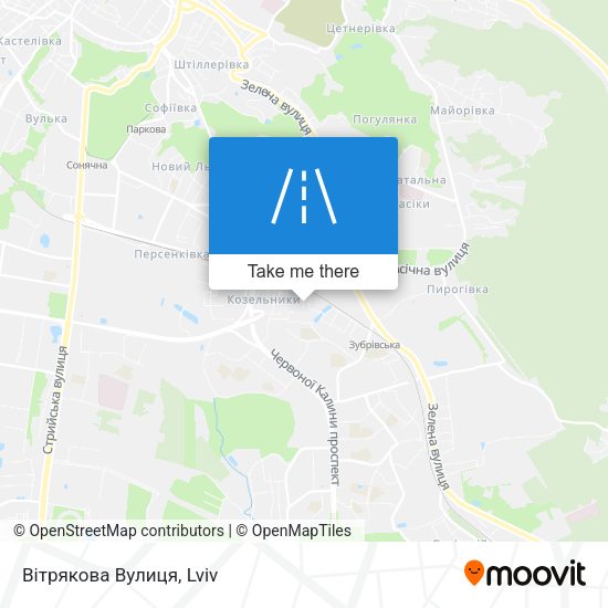 Вітрякова Вулиця map