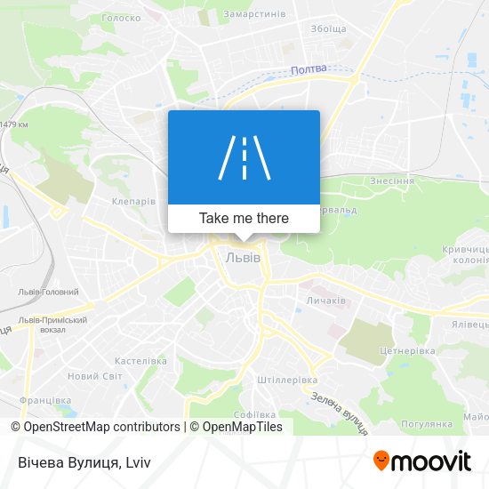 Вічева Вулиця map