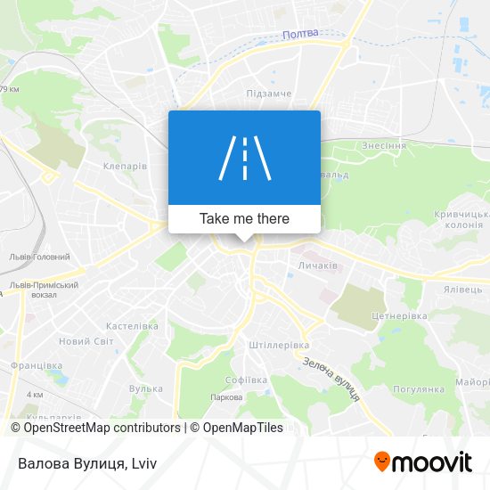 Валова Вулиця map