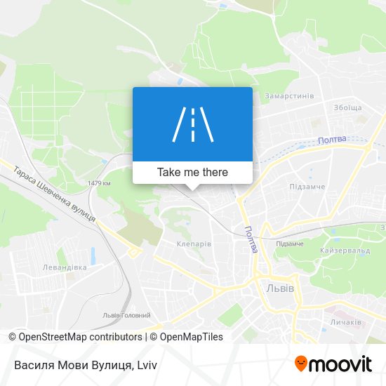 Василя Мови Вулиця map