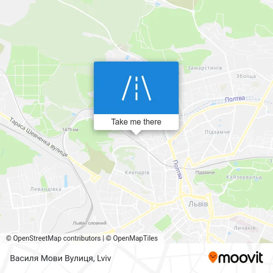 Карта Василя Мови Вулиця