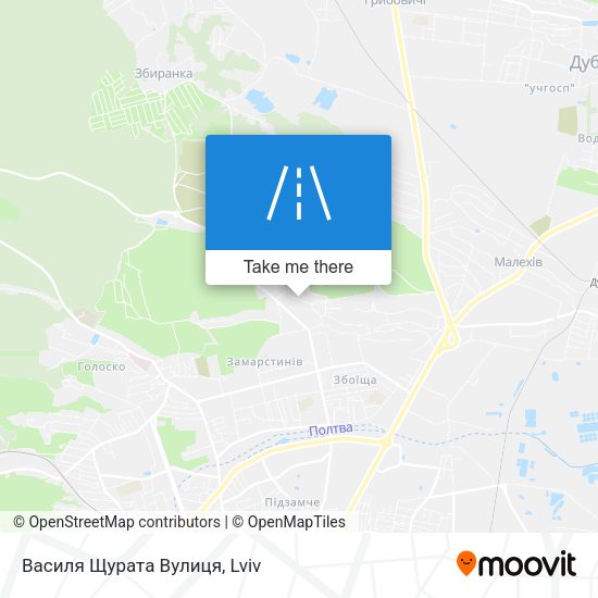Василя Щурата Вулиця map