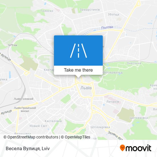 Весела Вулиця map