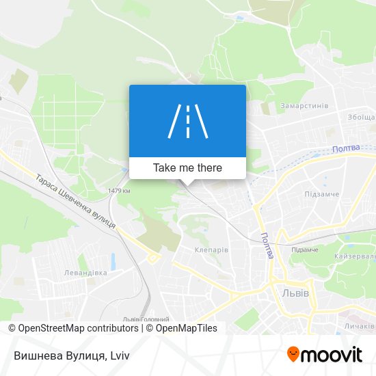 Вишнева Вулиця map